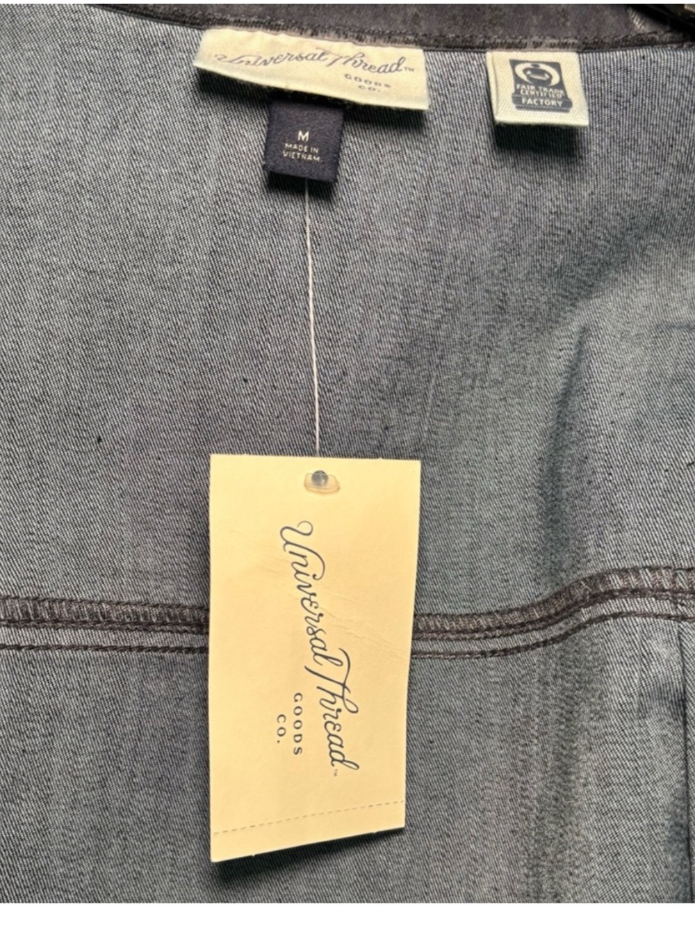 Denim Jacket Flocked by Universal Thread Classic Style - Picture 7 of 8